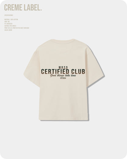 W.R.S.D Oversized T-shirt Creme